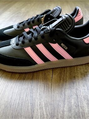Adidas Samba Messi Black Pink Gum JP7845 Men’s Size 11 NEW